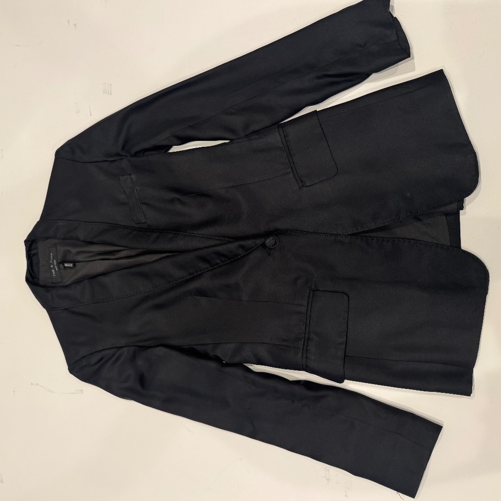 Rag and bone 100% silk women’s blazer